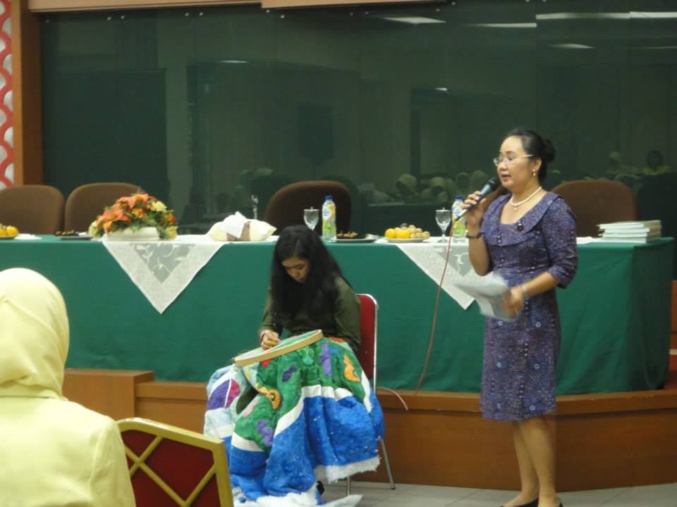 Quilt Presentation – Handmade Fabric Art at Attorney General Office Jakarta