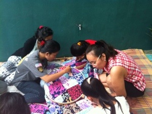 Quilt Training for Under Privilege Teenagers